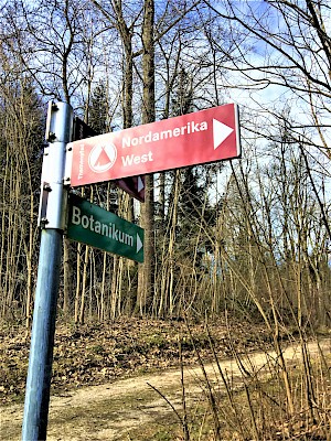Weltwald Freising Beschilderung