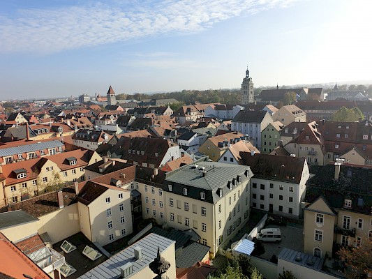 Regensburg Aussicht Dreieinigkeitskirche