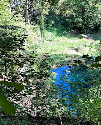 Blautopf Essing von oben