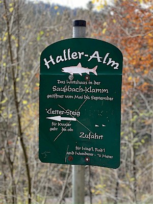 Saussbachklamm Haller Alm