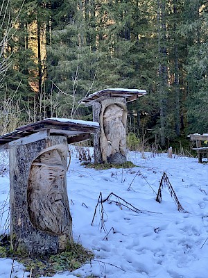 Bodenerlebnispfad Schwarzenbachtal Skulpturen