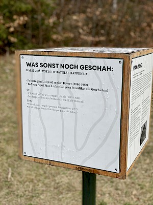 Erklärwürfel Holzweg Neuschönau