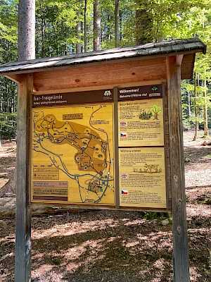 Wegenetz Tierfreigelände Bayerischer Wald