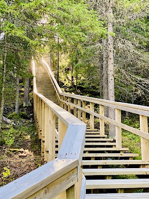 Tahkonportaat längste Treppe Finnlands