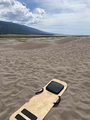 Great Sand Dunes NP, Sandboarding