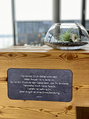 Zitate im Balancehotel Obermüller in Untergriesbach bei Passau